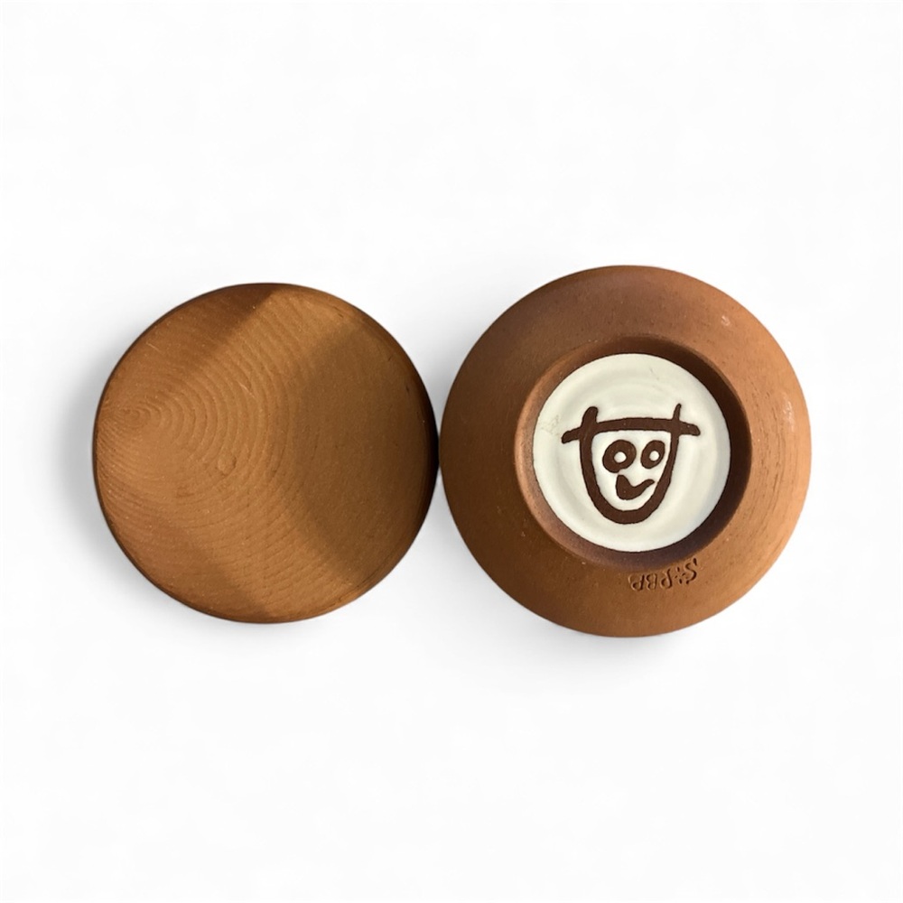 Shanagarry Irish Pottery Stephen Pearce Dish, Lidded Hand Thrown